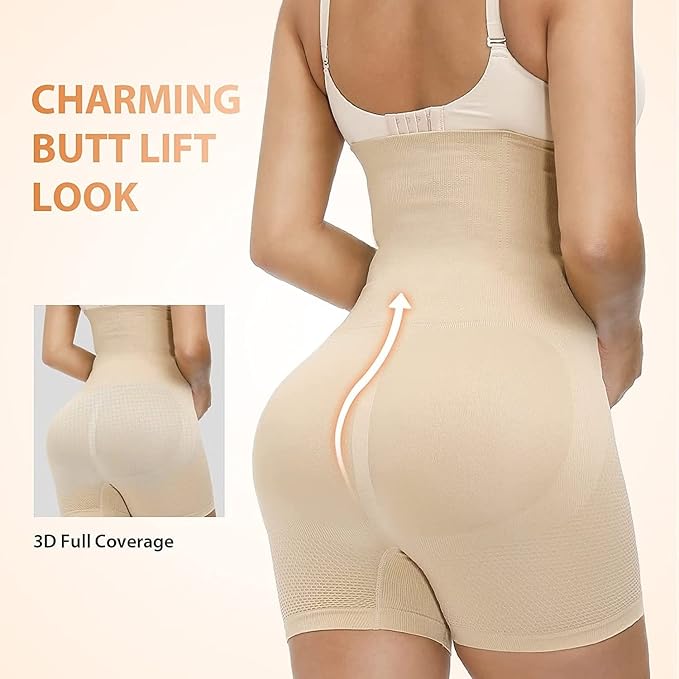 4-in-1 SlimFit™ Shapewear – Instant Tummy Control, Thigh & Hip Shaper | For a Confident, Curvy Look ✨💃