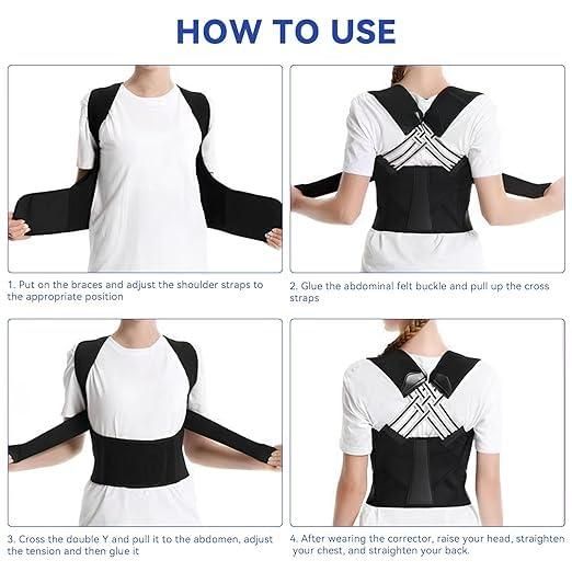 ✨ Adjustable Back Posture Corrector – Relief Pain Belt (For Women & Men) ✨