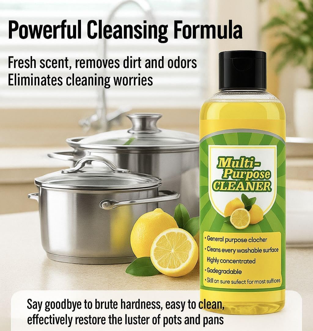 UltraClean™ Multi-Purpose Cleaning Cream – Powerful All-in-1 Cleaner for Kitchen, Bathroom &amp; Toilet | Deep Stain Removal &amp; Shine Booster ✨🧼