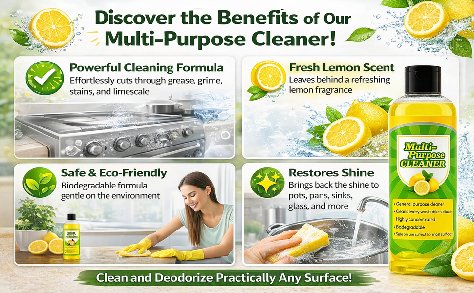 UltraClean™ Multi-Purpose Cleaning Cream – Powerful All-in-1 Cleaner for Kitchen, Bathroom &amp; Toilet | Deep Stain Removal &amp; Shine Booster ✨🧼